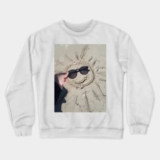 Sunny day at the beach Crewneck Sweatshirt